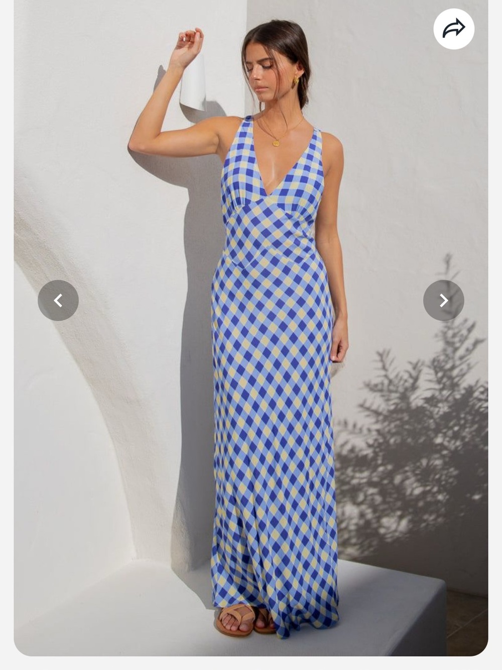 NWT The VRG GRL Isola Bias Cut Maxi Dress